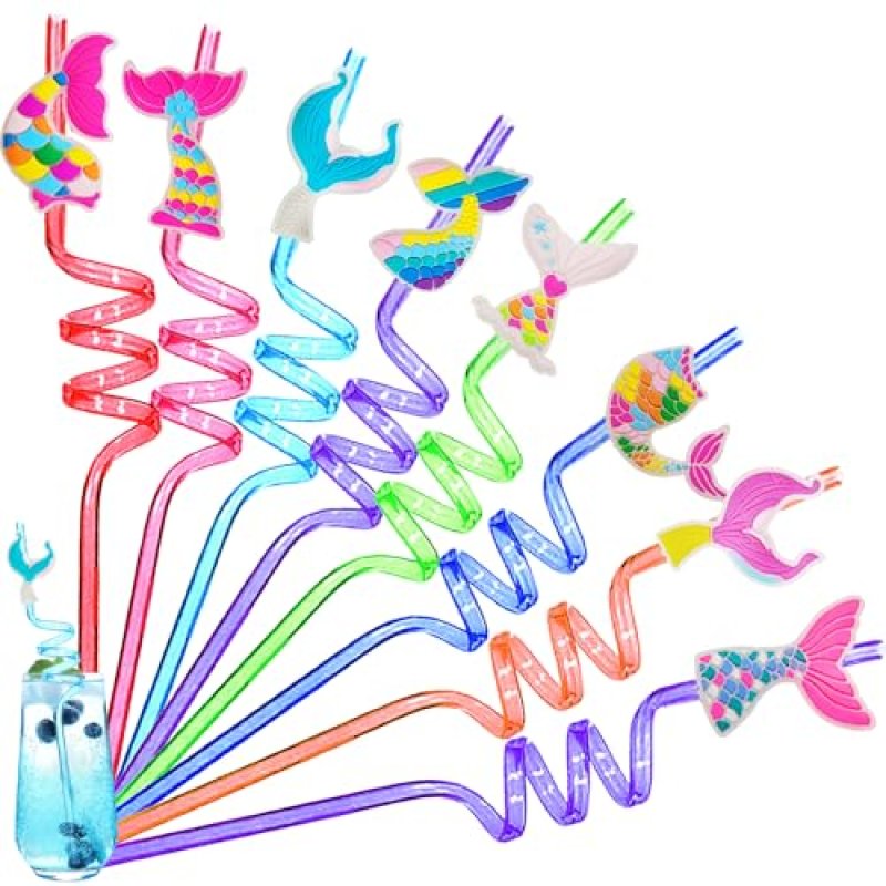 Children's Reusable Curly Straws