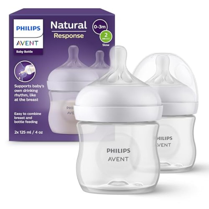 Philips Avent Natural Response Baby Bottle - 2 x…