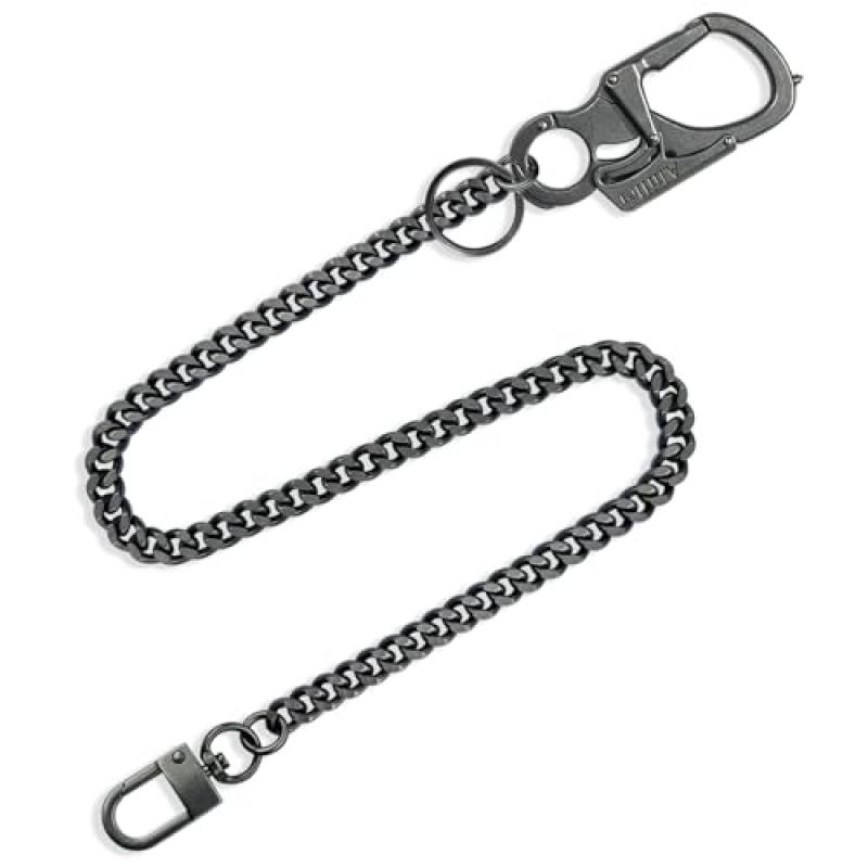 Ahiller Wallet Chain with Lockable Carabiner