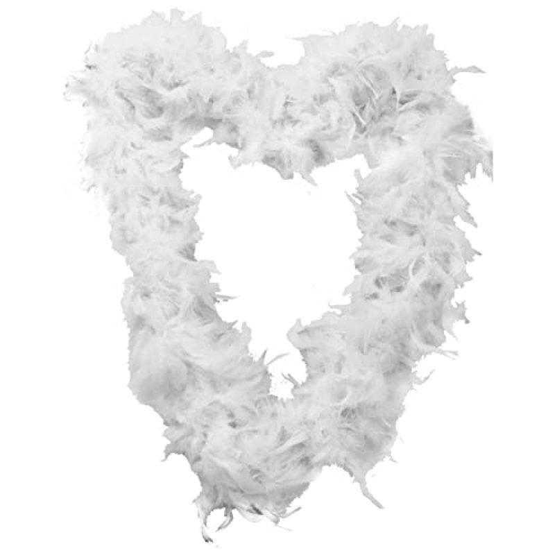 White Feather Boa Accessory - Pack Of 1-67"/170cm…