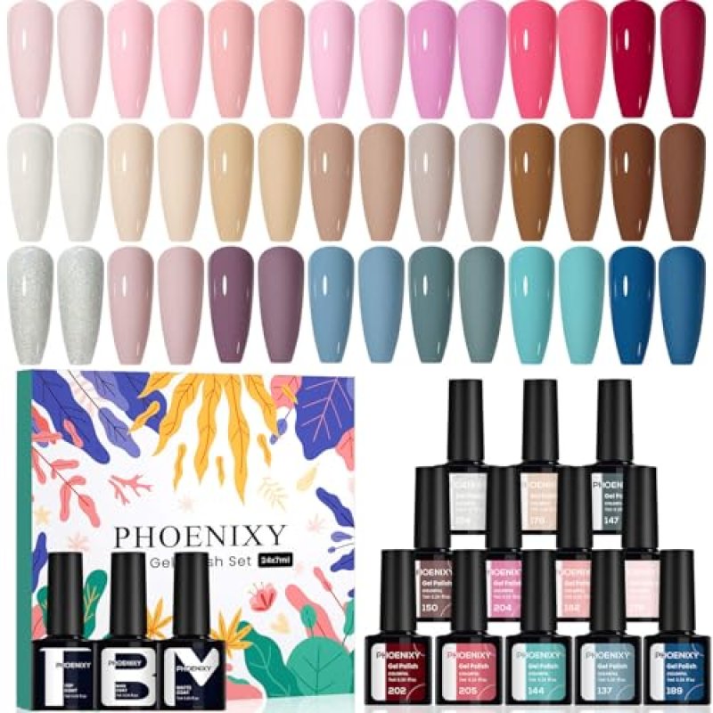 Phoenixy Gel Nail Polish Set
