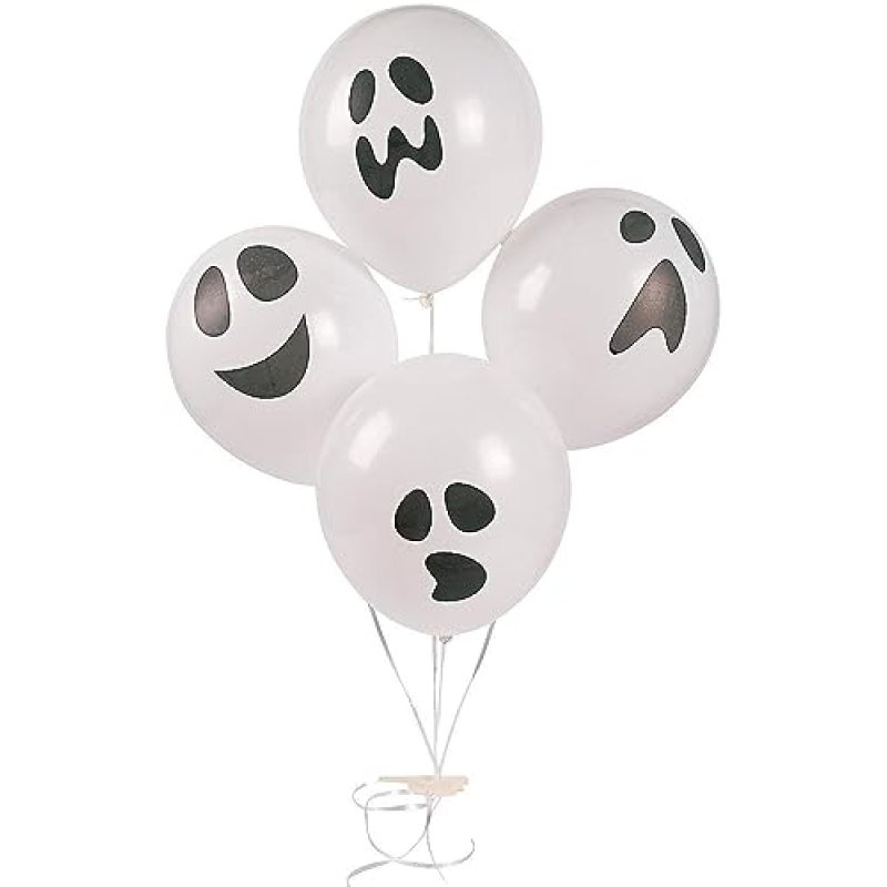 Ghost Latex Balloons