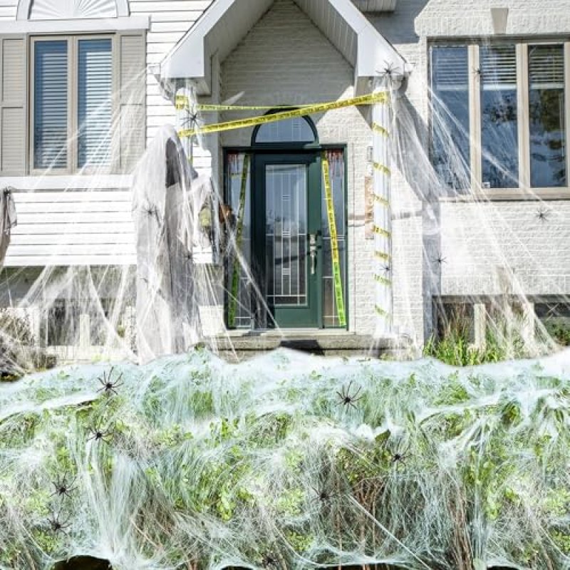 Nhowin Halloween Spider Web Decor