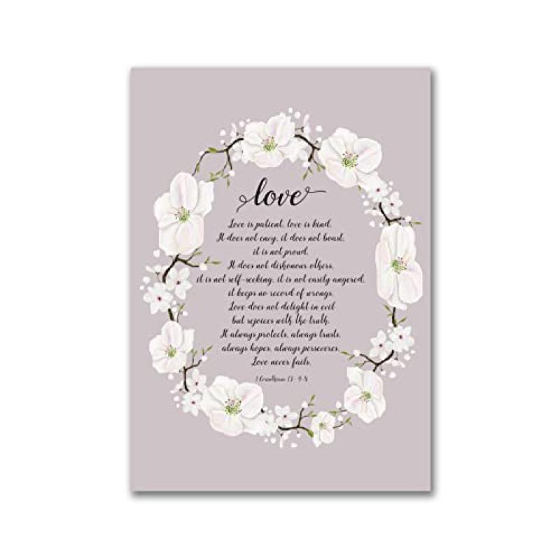 Christian Wedding Love Poster
