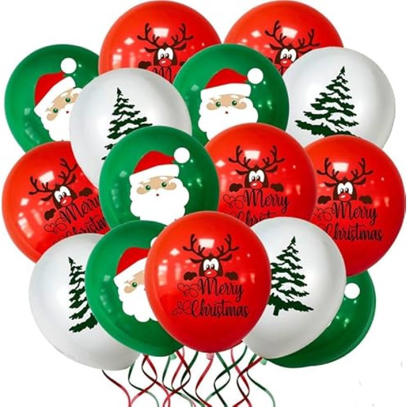 Christmas Balloons Set