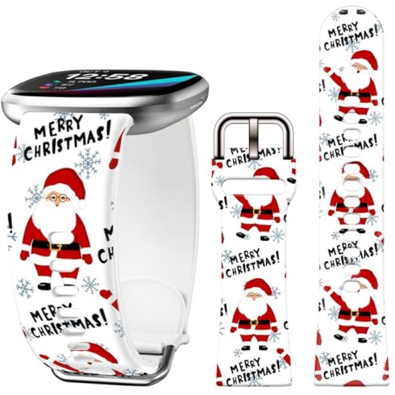 Christmas Santa Watch Band Compatible with Fitbit…