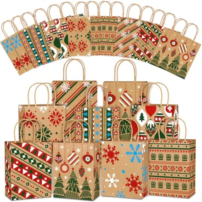 DTYDECLE Christmas Paper Bags
