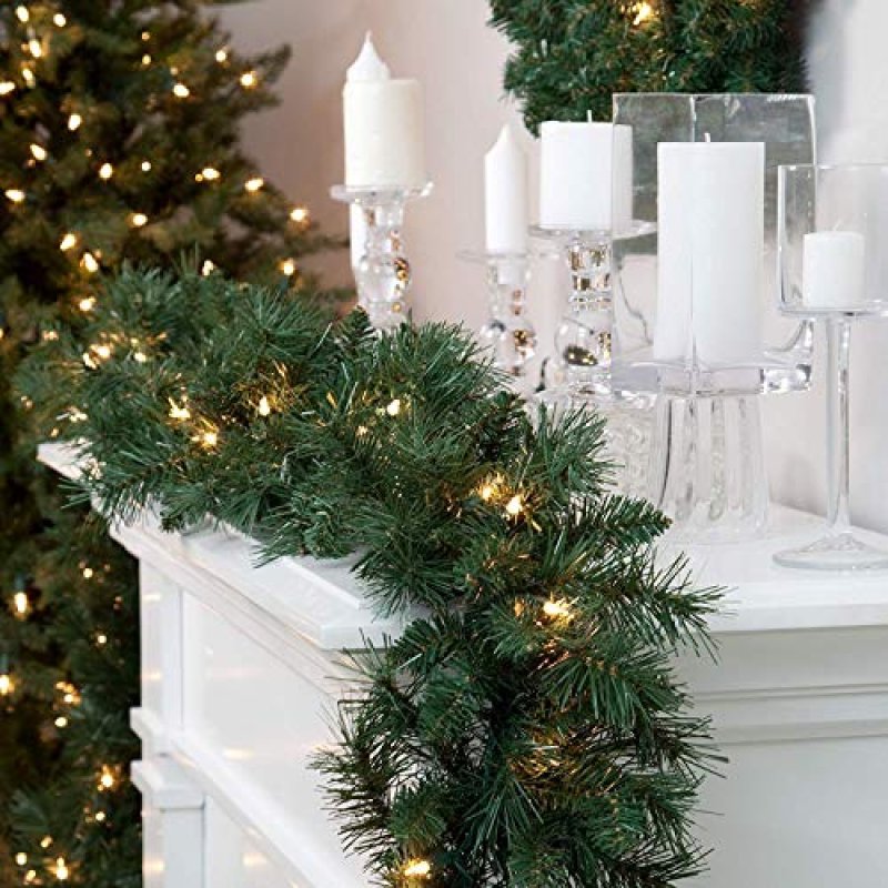 LED Christmas Garland with Timer