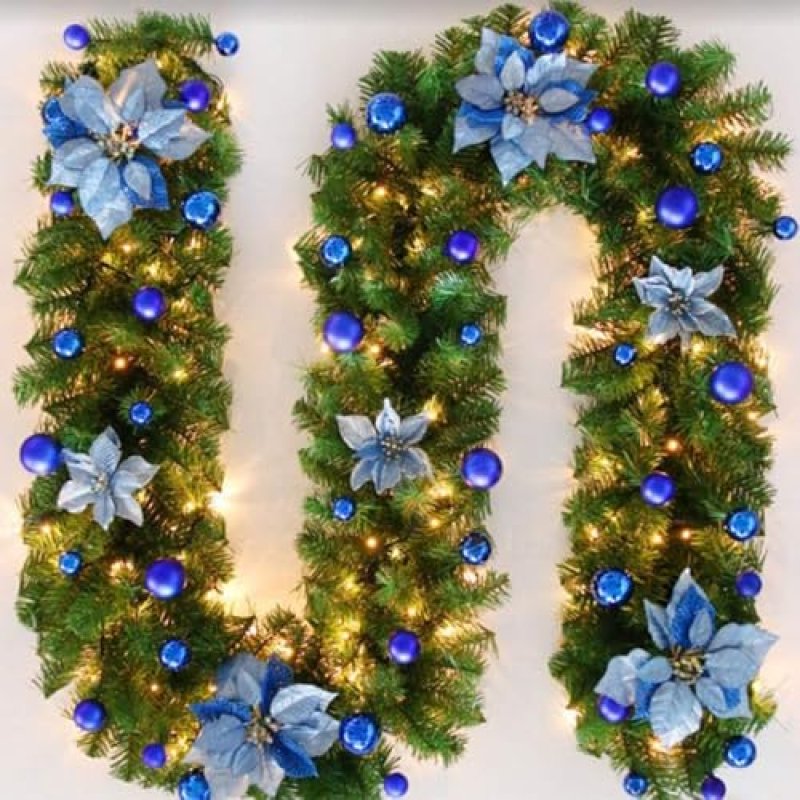 SHAVINGFUN LED Christmas Garland