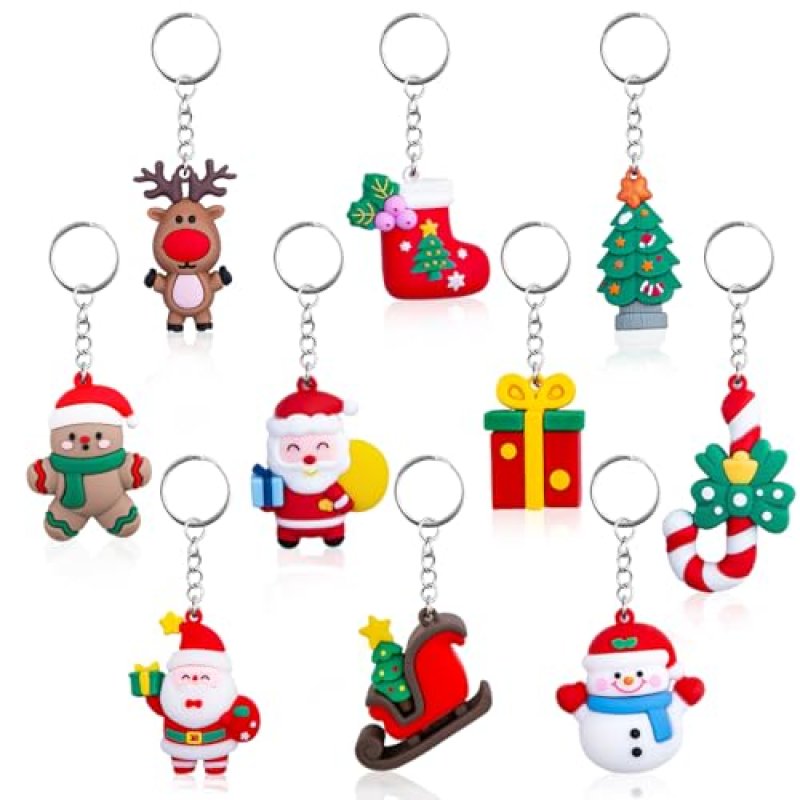 Christmas Cartoon Keyring