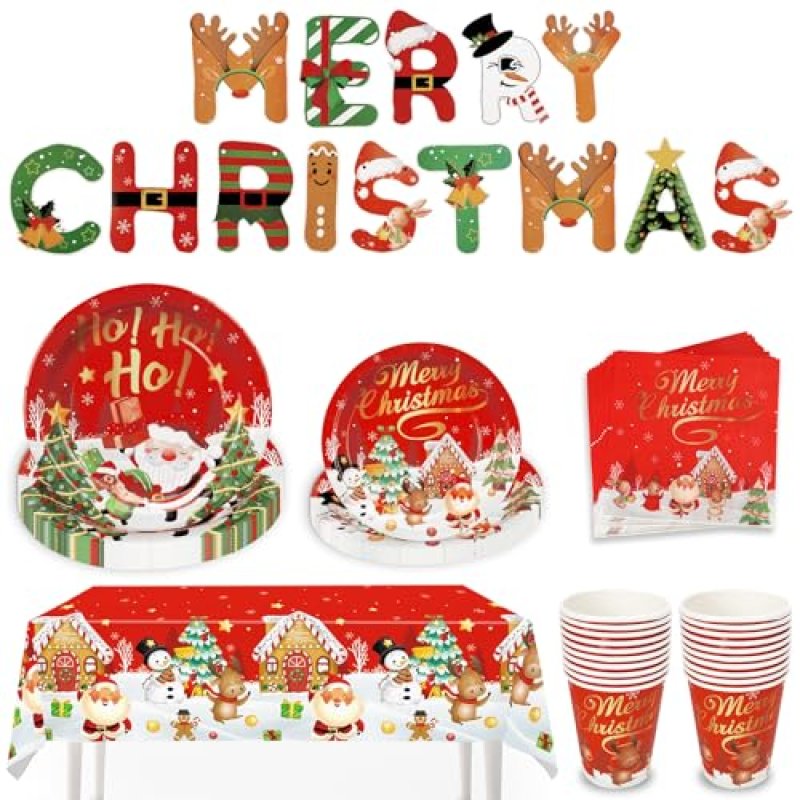 Christmas Party Tableware Set