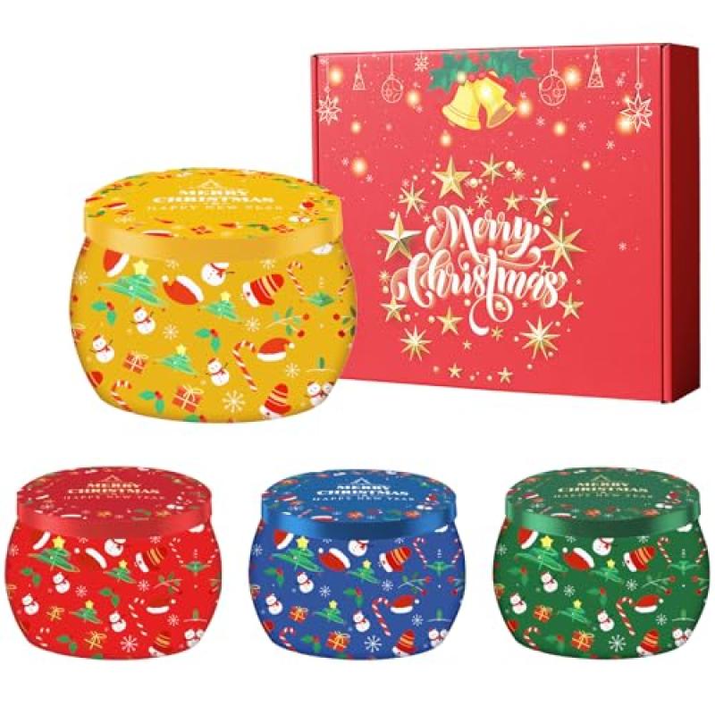 Christmas Scented Candle Gift Set