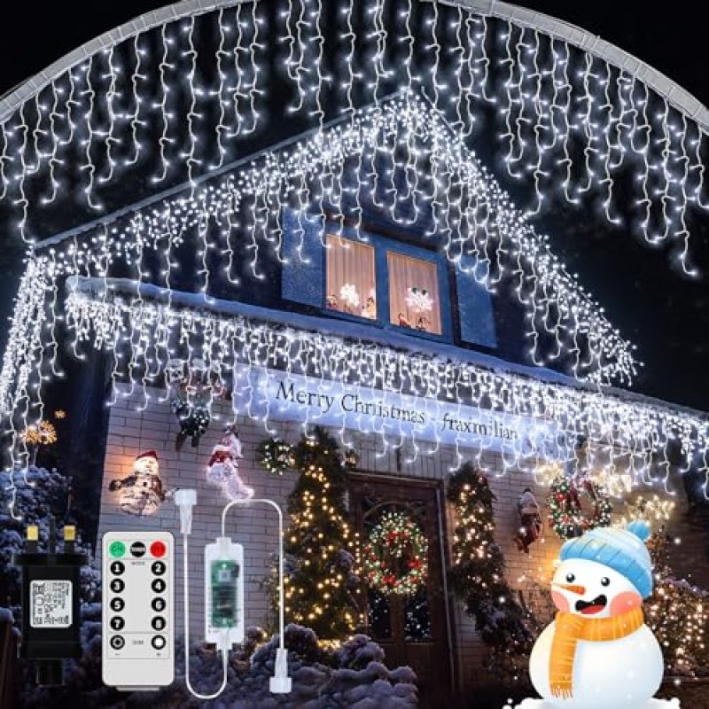 RJEDL Christmas Icicle Lights