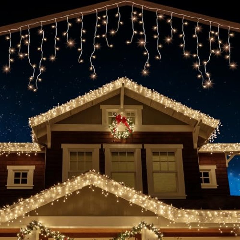 ANSIO® Christmas Icicle Lights