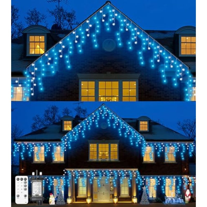 LITOHOM Christmas Icicle Lights