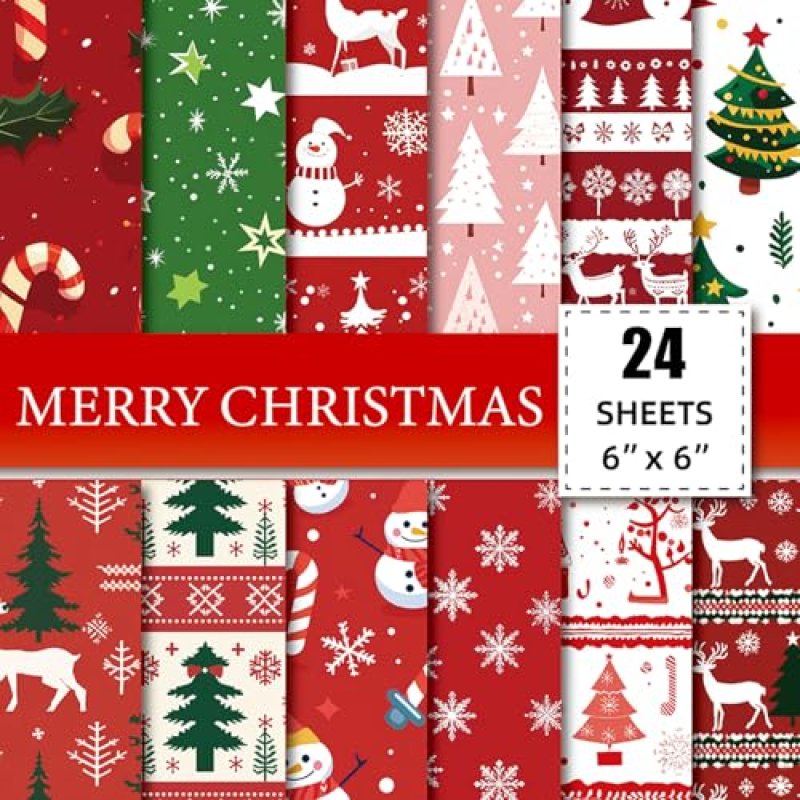 Christmas Scrapbook Paper