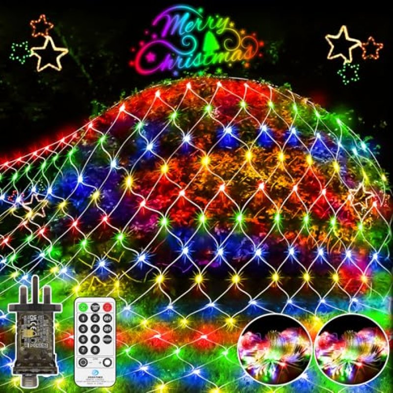 JXLEDAYY Christmas Net Lights