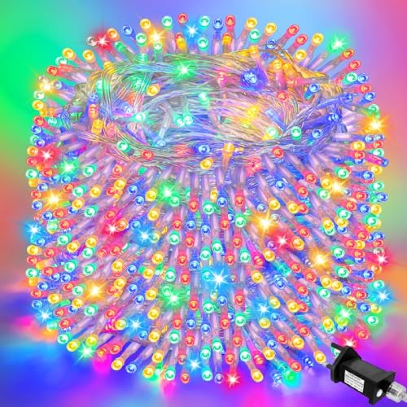 FFZZKJ Christmas Lights Outdoor with Timer 8…