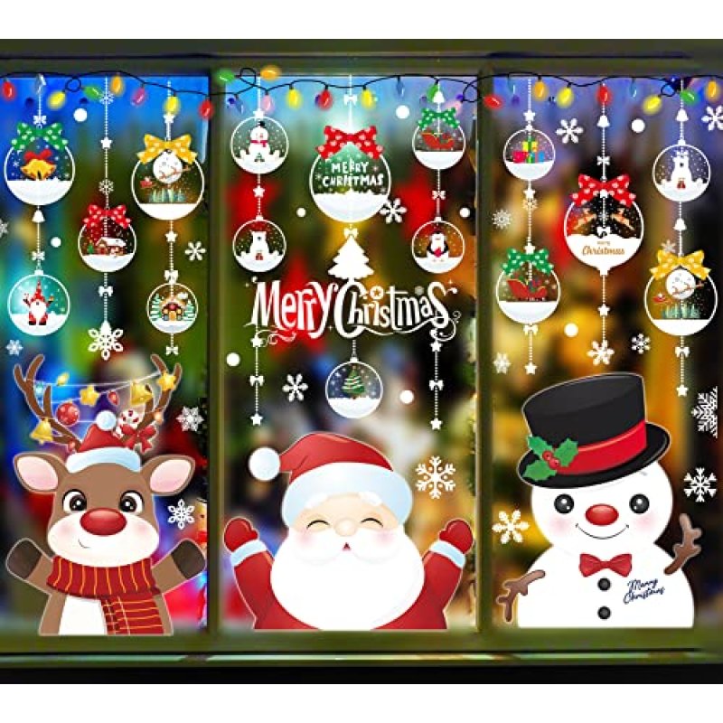 RMMD Christmas Window Decals