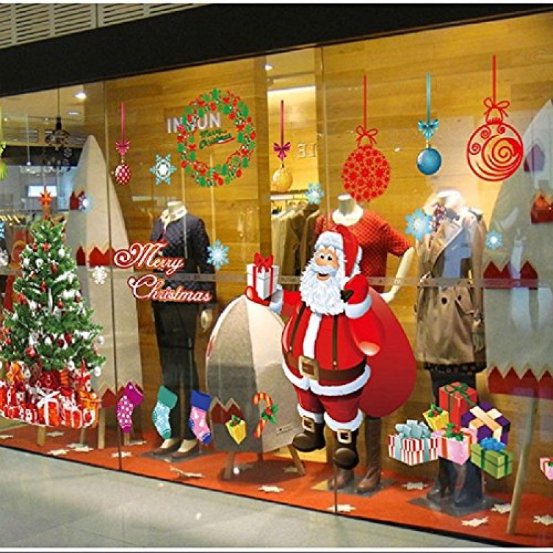 YULOONG Christmas Window Decals