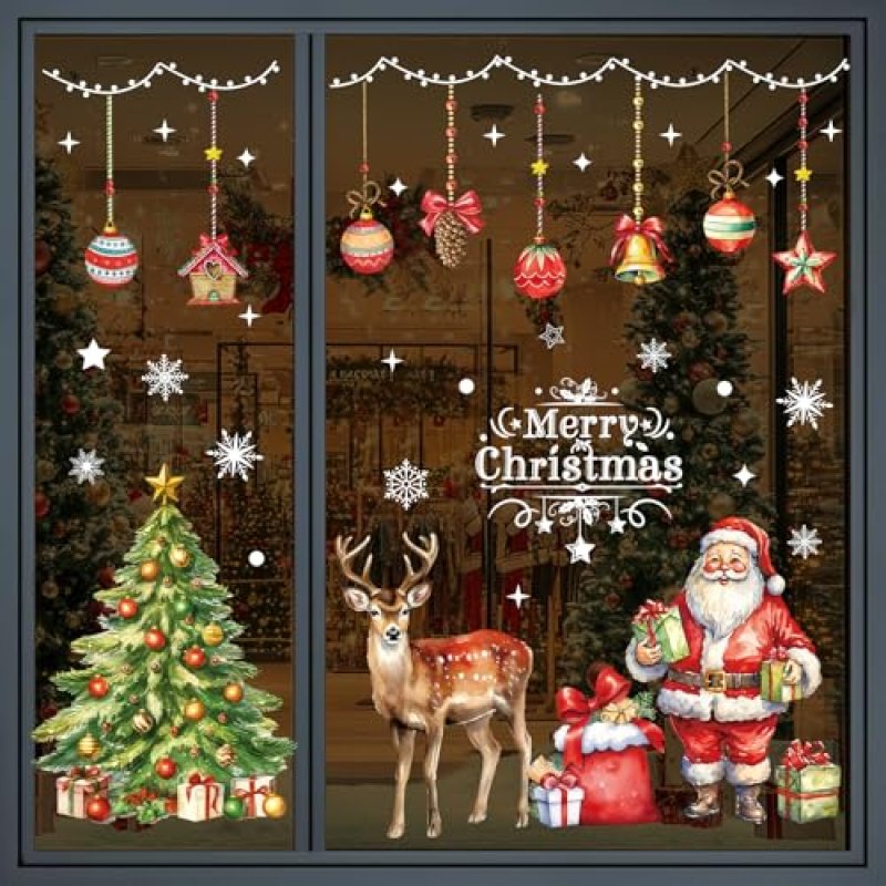 IFXKB Christmas Window Stickers