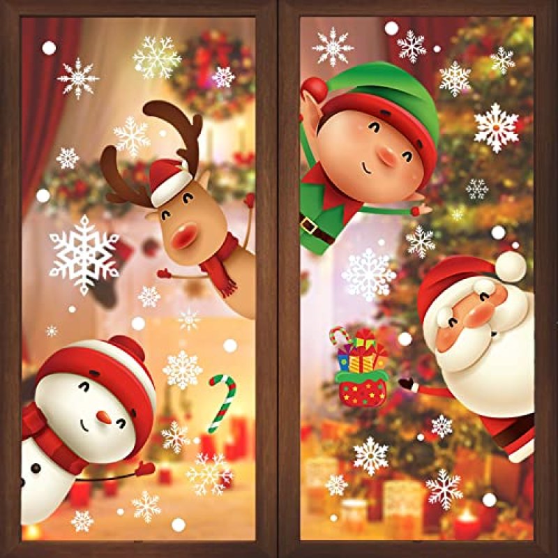 DIYDEC Christmas Window Stickers