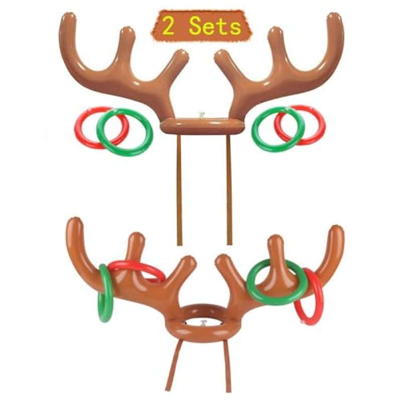 Christmas Ring Toss Games,2Set Inflatable…