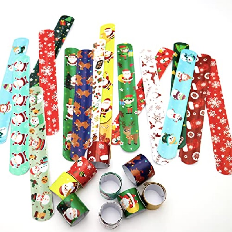 Christmas Slap Bracelets