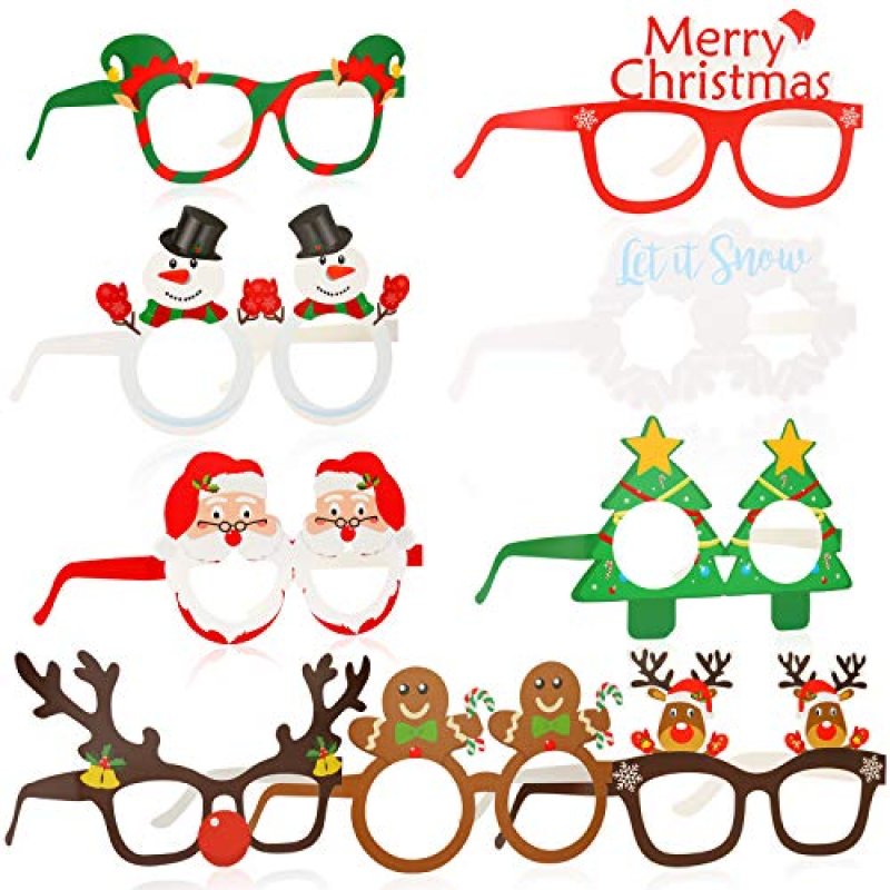 HOWAF Christmas Glasses