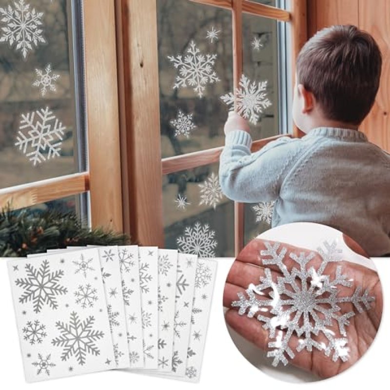 Christmas Snowflake Stickers