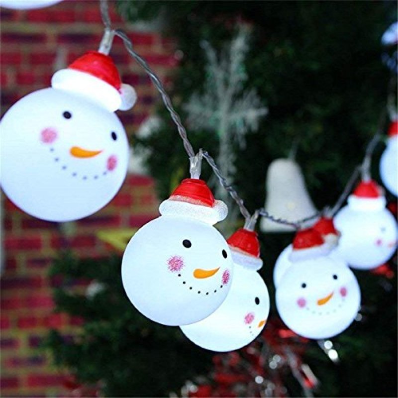 LED Christmas Snowman Lights