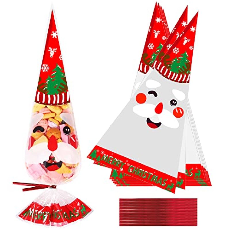HCSSZ Christmas Cone Bags
