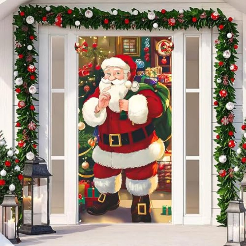 KATIMI Christmas Door Cover