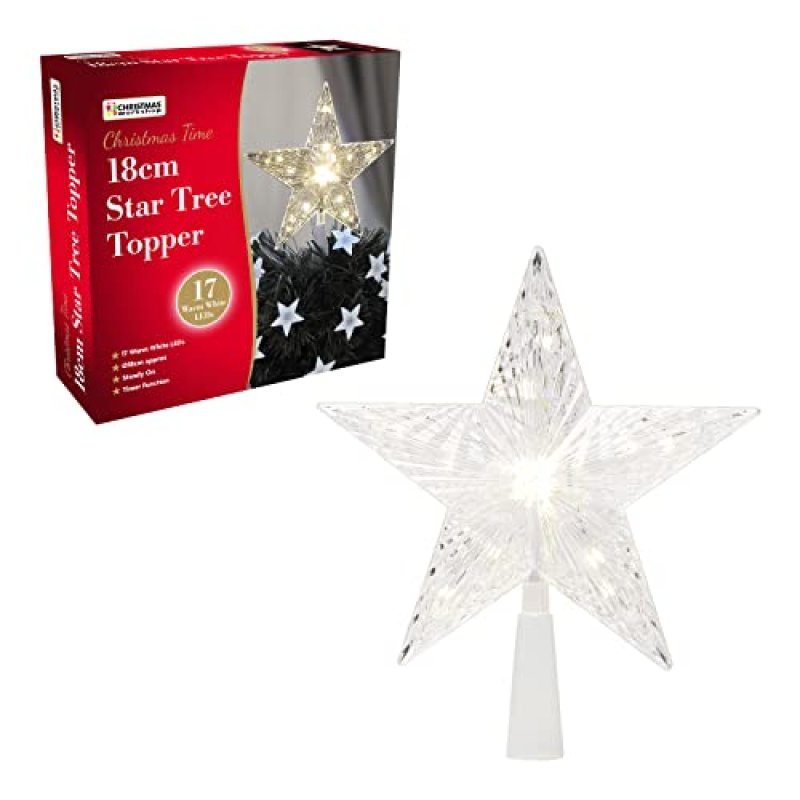 Christmas Workshop LED Star Tree Topper