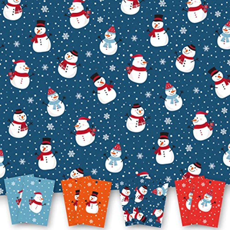 Christmas Wrapping Paper. 8 XL Sheets (50 x 70cm)…