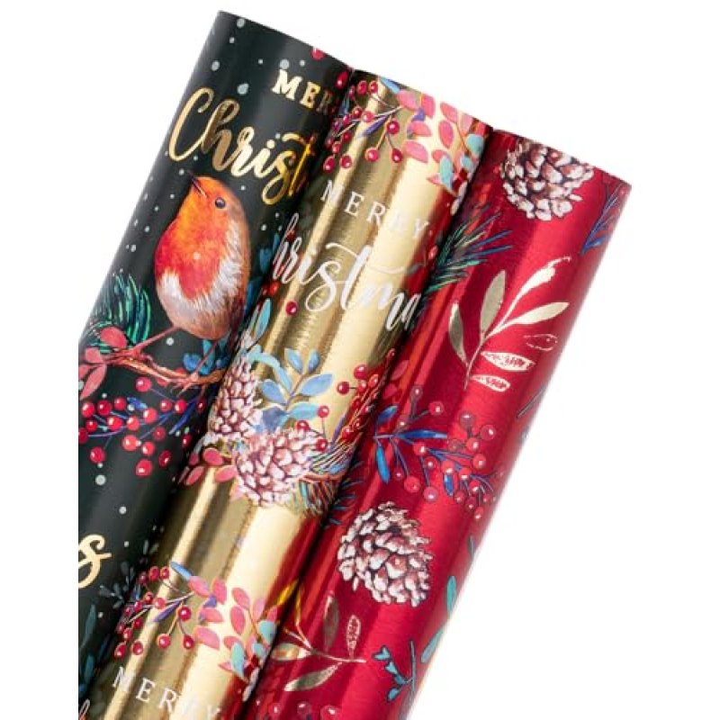 RUSPEPA Christmas Wrapping Paper Set