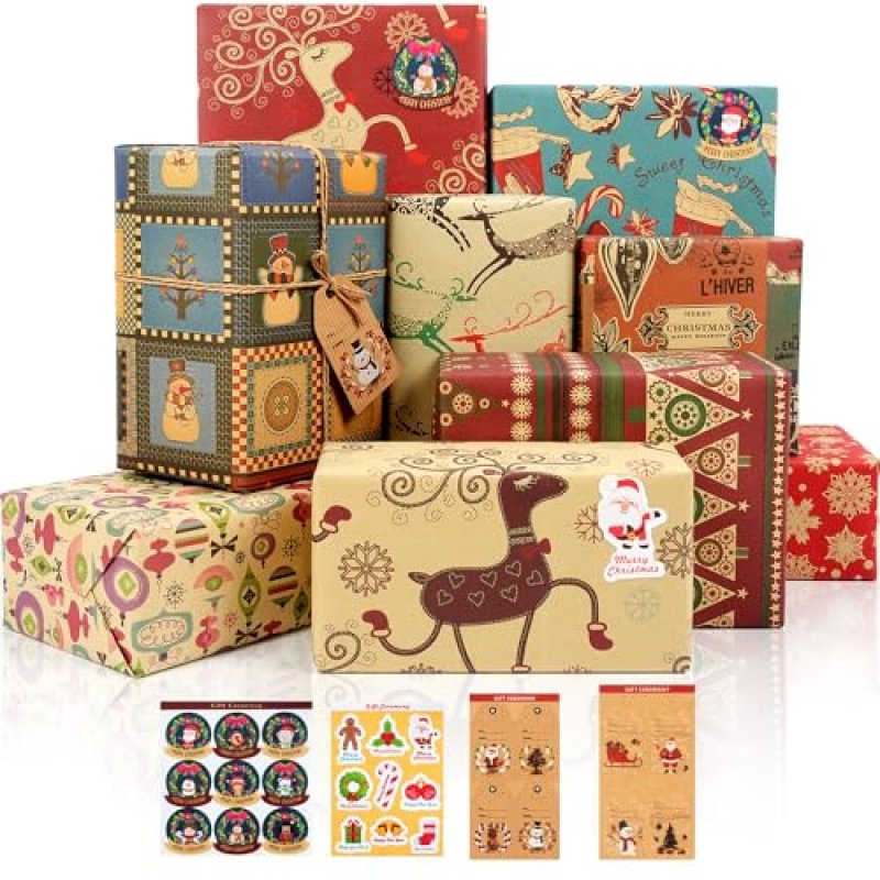 Christmas Wrapping Paper Set
