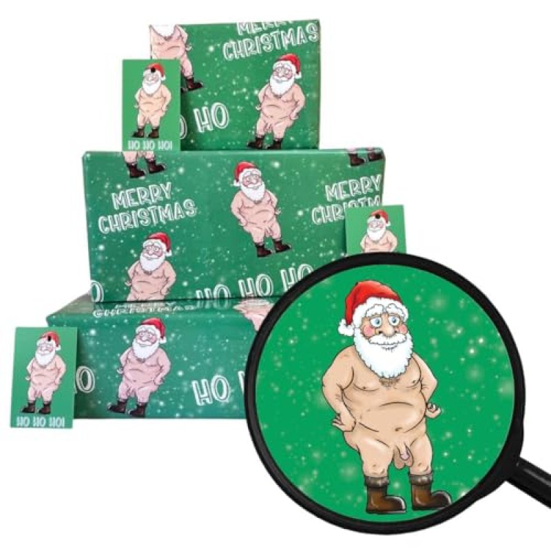 Christmas Wrapping Paper Sheets + Gift Tags (Pack…