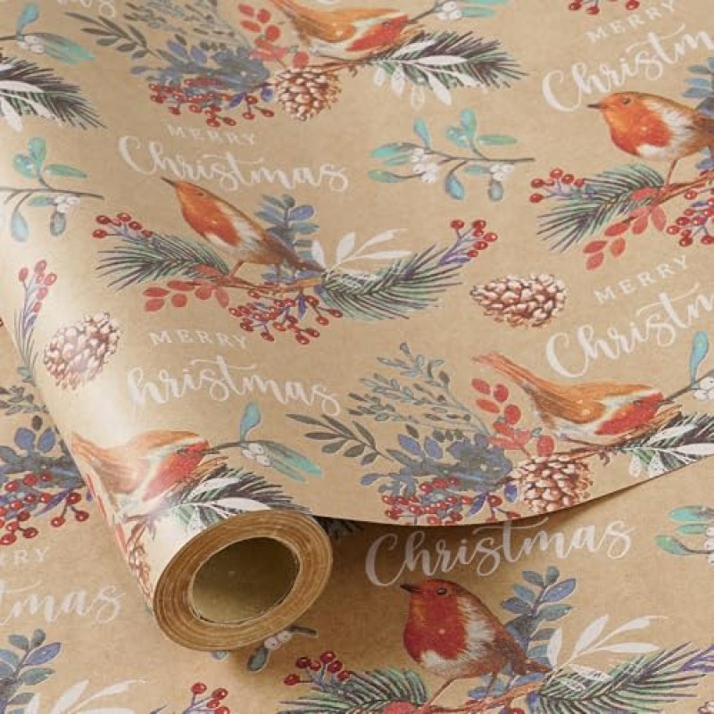 RUSPEPA Christmas Wrapping Paper Roll for Women…