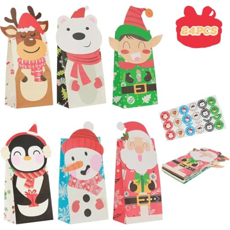 ONBAGLST Christmas Treat Bags