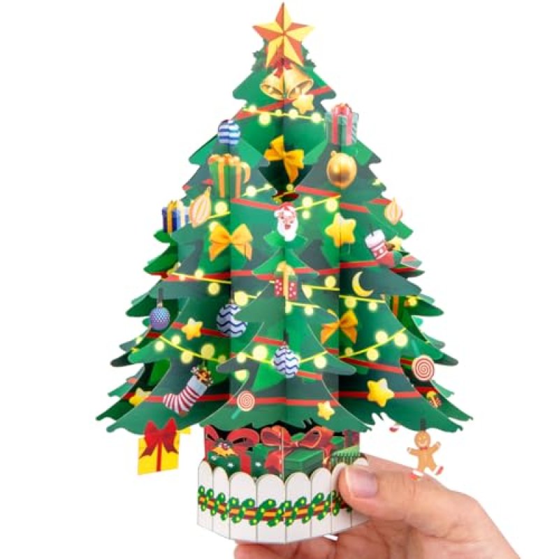 CNLITIHEKA Christmas Tree Card