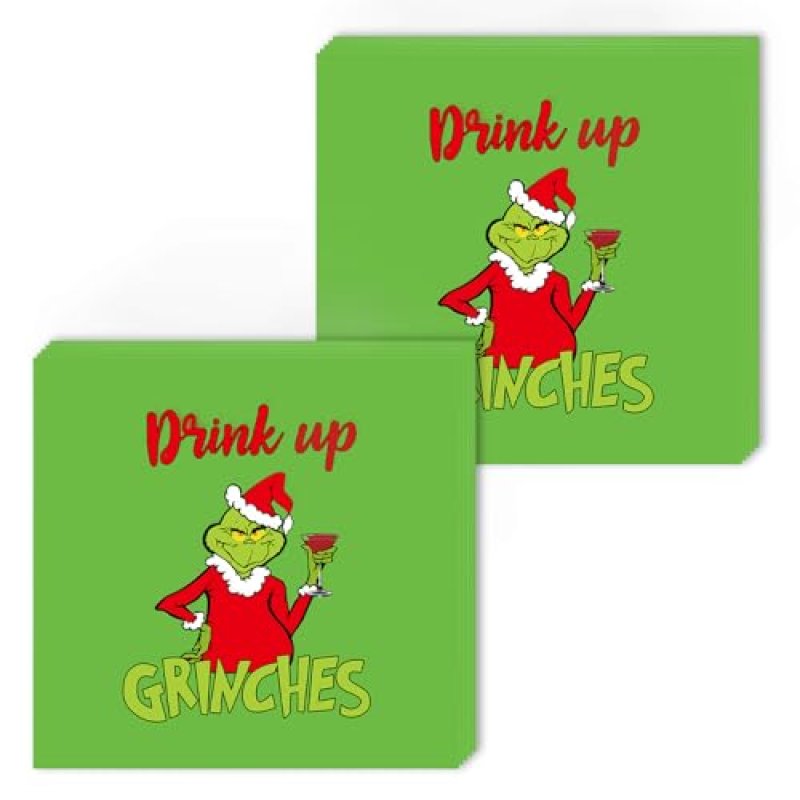Christmas Grinch Napkins
