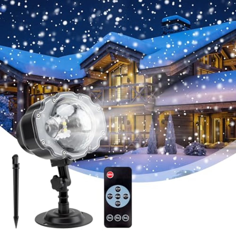 Christmas Projector Light,Snowfall LED Lights…