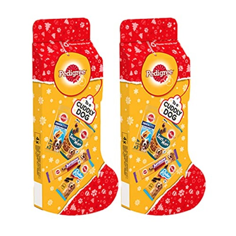 PEDIGREE Christmas Stocking Gift Adult Dog Treats…