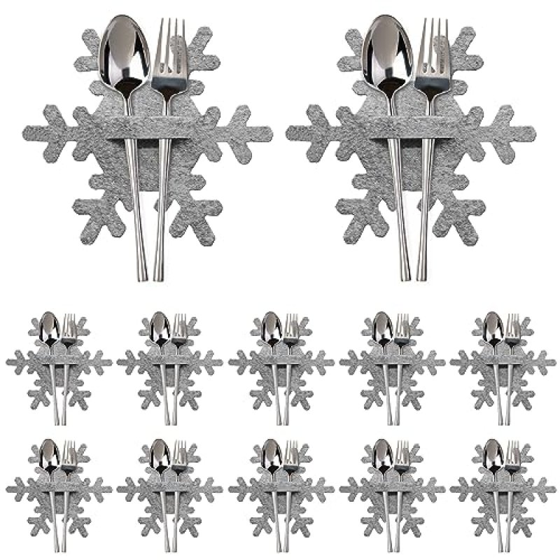 Christmas Cutlery Holders Set