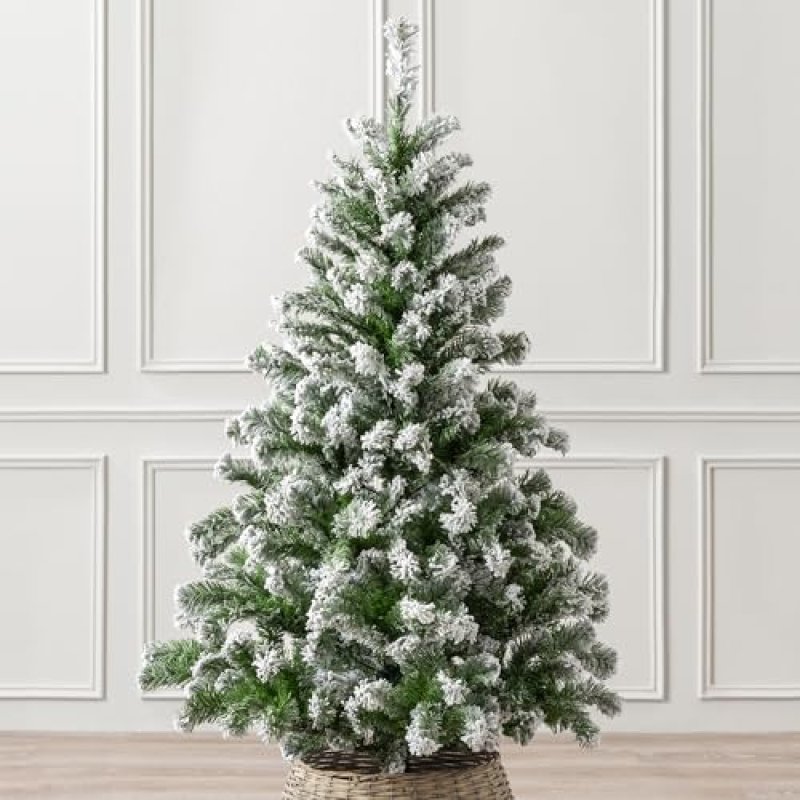 Christow 5ft Flocked Christmas Tree