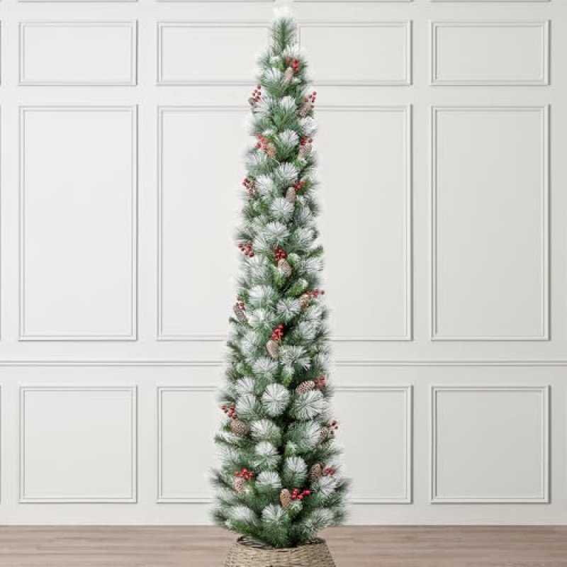 Christow 7ft Pencil Christmas Tree