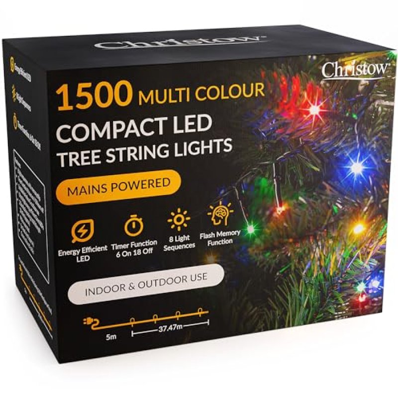 Christow 8ft LED Christmas Tree