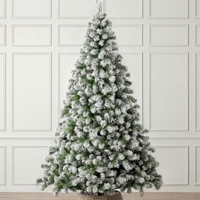 Christow 8ft Flocked Christmas Tree