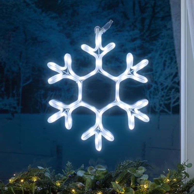 Christow Snowflake Window Light